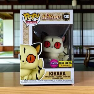 Funko Pop Unopened Kirara 938 InuYasha Flocked Hot Topic Exclusive Vinyl Figure